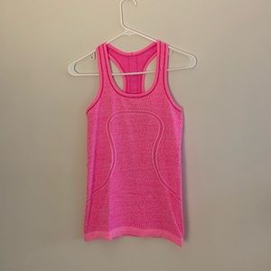 Lululemon Swiftly Racerback Tank Hot Pink